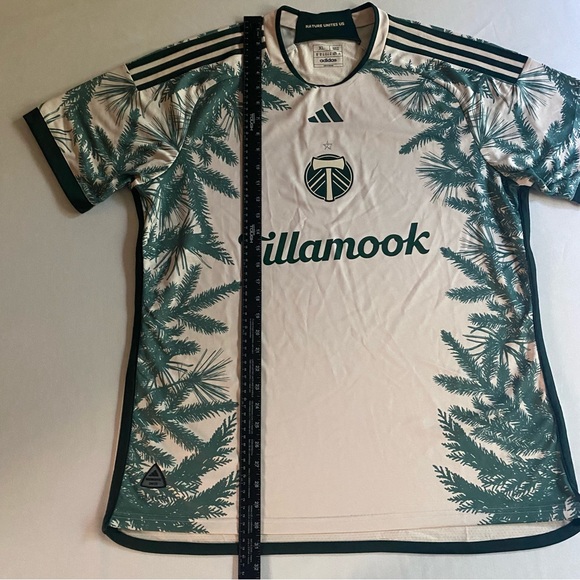 Adidas Portland Timbers x The Nature Conservancy Jersey Men XL SLIM MLS Soccer - Picture 15 of 16